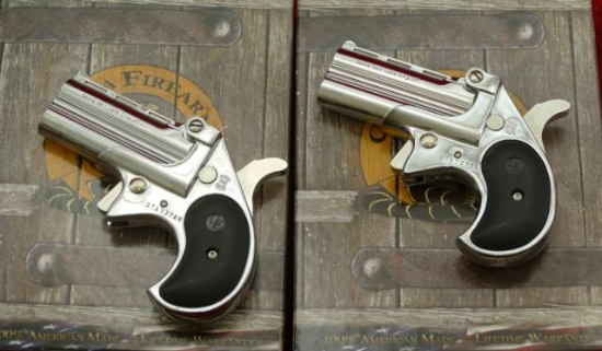 Pair of 38 cal. Cobra Firearms Double Derringers