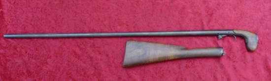 Percussion Cane Gun w/Shoulder Stock