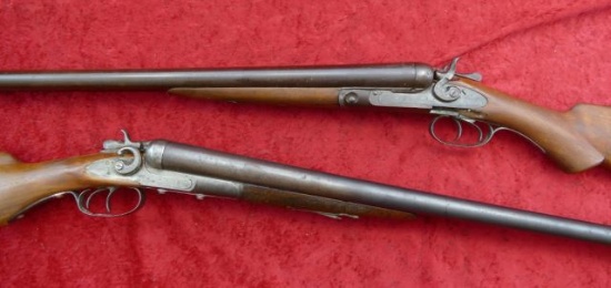 Remington & Parker Pair of Double Bbls