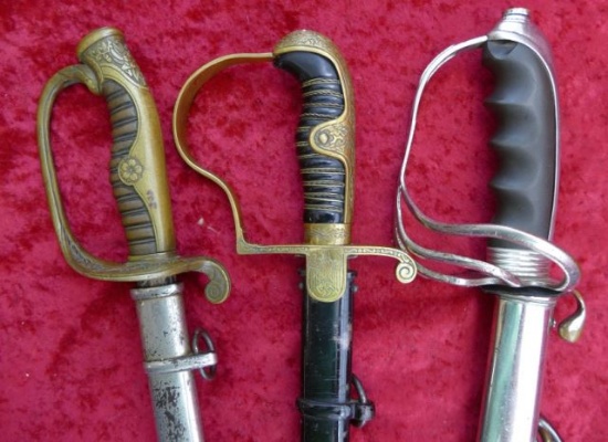 Lot of Military Swords