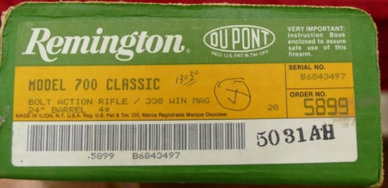 NIB Remington 338 WIN Mag 700 Classic