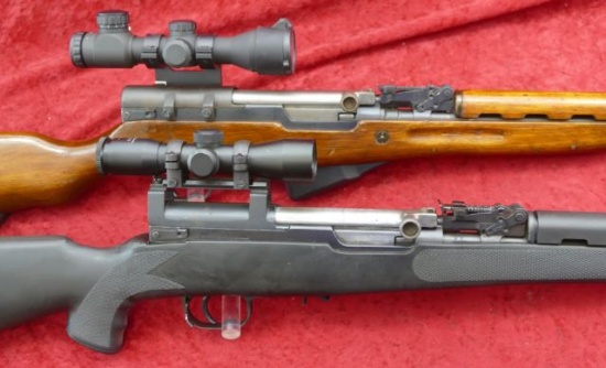 Pair of SKS Sporter Rifles