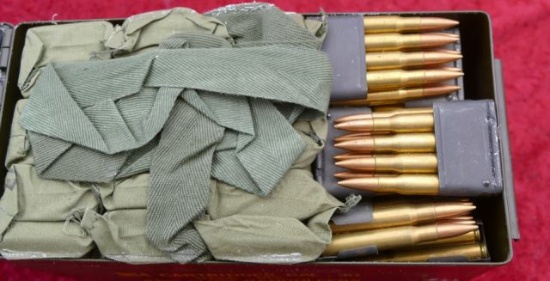 384 Rds of 30 cal M2 Ball M1 Garand Ammo