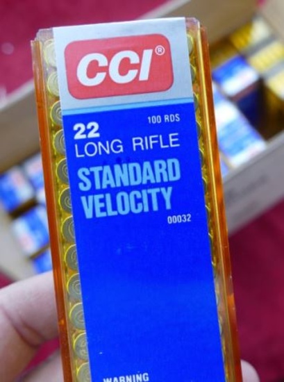 3,100 rds CCI 22LR Standard Velocity Ammo