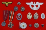 Grouping of WWII German Medals & Ribbons