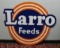LARRO FEEDS 1 Sided Enameled Sign