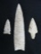 3 Large Indian Arrowheads from Grant River area