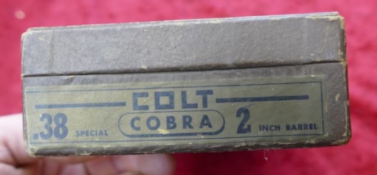 Early Colt Cobra Revolver Box