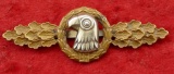 Rare German WWII Luftwaffe Recon Clasp in Gold