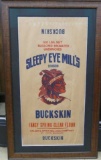 Large Sleepy Eye Mills Buckskin Flour Bag