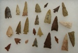 Collection of Small Indian Arrowhead Bird Points