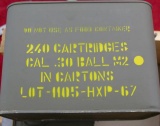 480 rds of 30 cal M2 Ball Ammo
