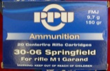 180 rds of PPU 30-06 Ammo