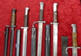 Lot of 6 Mauser Style Bayonets