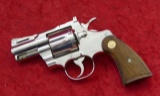 Colt Nickel Finish Python Revolver w/2