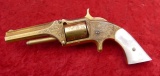 Gold Washed & Engraved S&W Model 1 1/2 Revolver