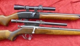 Pair of 22 cal Scoped Rifles