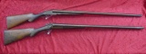 Pair of Antique Dbl Bbl. Shotguns