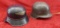 Pair of WWII German Helmet w/Liners