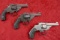 Lot of 3 Antique Top Break Revolvers