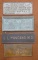 Grouping 4 Cast Iron Door/Building Signs