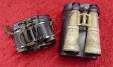 2 Sets of WWII German Binoculars