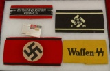 Grouping of 4 Nazi Armbands