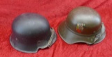 Pair of German WWII era Helmets