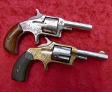 Pair of Antique 32 cal. Spur Trigger Revolvers