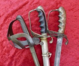 Grouping of 3 Swords