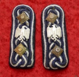 WWII German Shoulder Boards w/Rank & Insignia