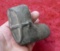 Early Sandstone Bow & Arrow Effigy Pipe