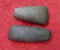 2 Polished Stone Celts