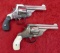 Pair of Nickel H&R Top Break Revolvers