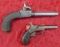 Pair of Antique Single Shot Pistols