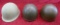 Lot of 3 Military Helmets