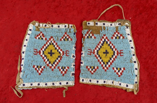 Pair of Beaded Winnebago Cuffs
