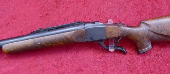 Custom Stocked Ruger No 1 Rifle in 458 WIN Mag cal