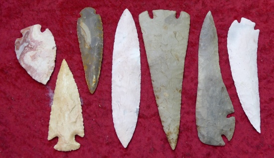 Lot 7 Large Contemporary Arrowheads
