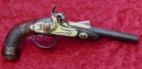 Gold Embellished Percussion Far East Trade Pistol