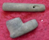 2 Early Clay Pipes