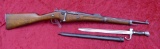 Antique French Model 1892 Carbine & Bayonet