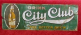 Metal City Club Beer Sign