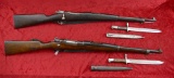 Pair of Chilean 1895 Short Mausers & Bayonets