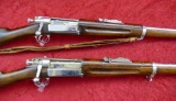 Pair of Nickel Finished 1898 Krag Parade Rifles