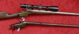 Winchester & Stevens Falling Block Rifle Pair