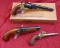 Lot of 3 Percussion Pistols