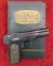 FN 32 cal Pocket Pistol in Book Case