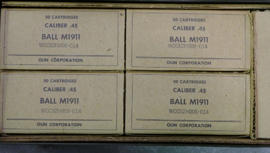 Case of 1,000 rds of US 45 ACP Ammo