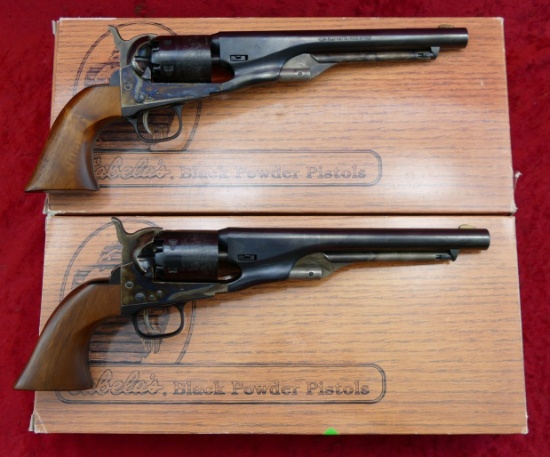 Pair Of Nib Cabelas Black Powder Revolvers Firearms Military Artifacts Firearms Black Powder Muzzleloaders Online Auctions Proxibid